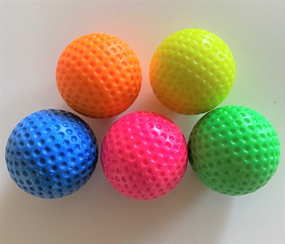 Fluorescerende minigolfbold 